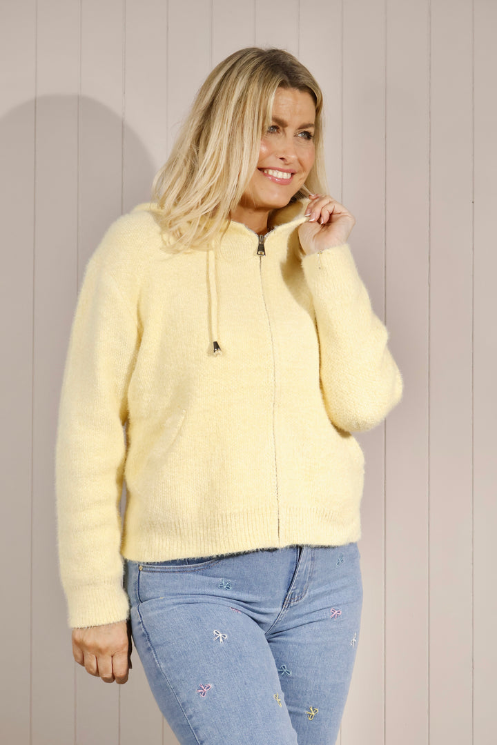 Heidi Hooded Top Buttermilk