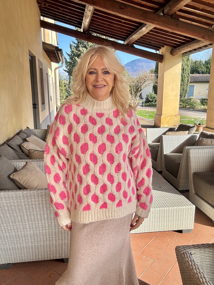 Salina Spot Jumper Pink