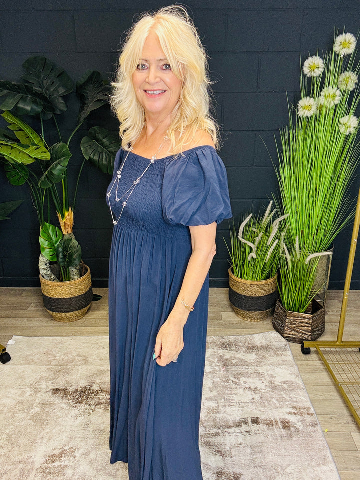 Angie Midaxi  Dress Navy