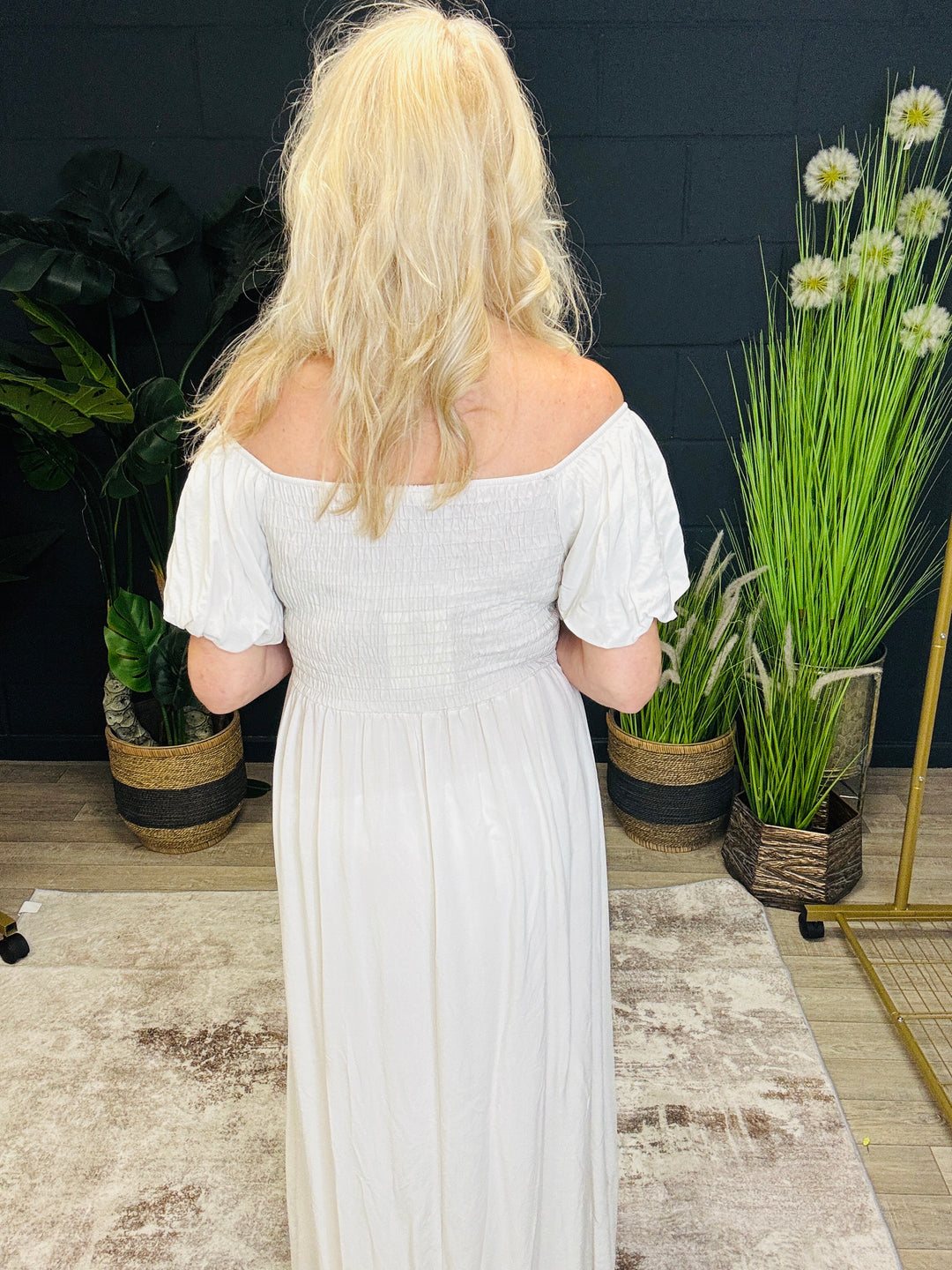 Angie Midaxi Dress Beige