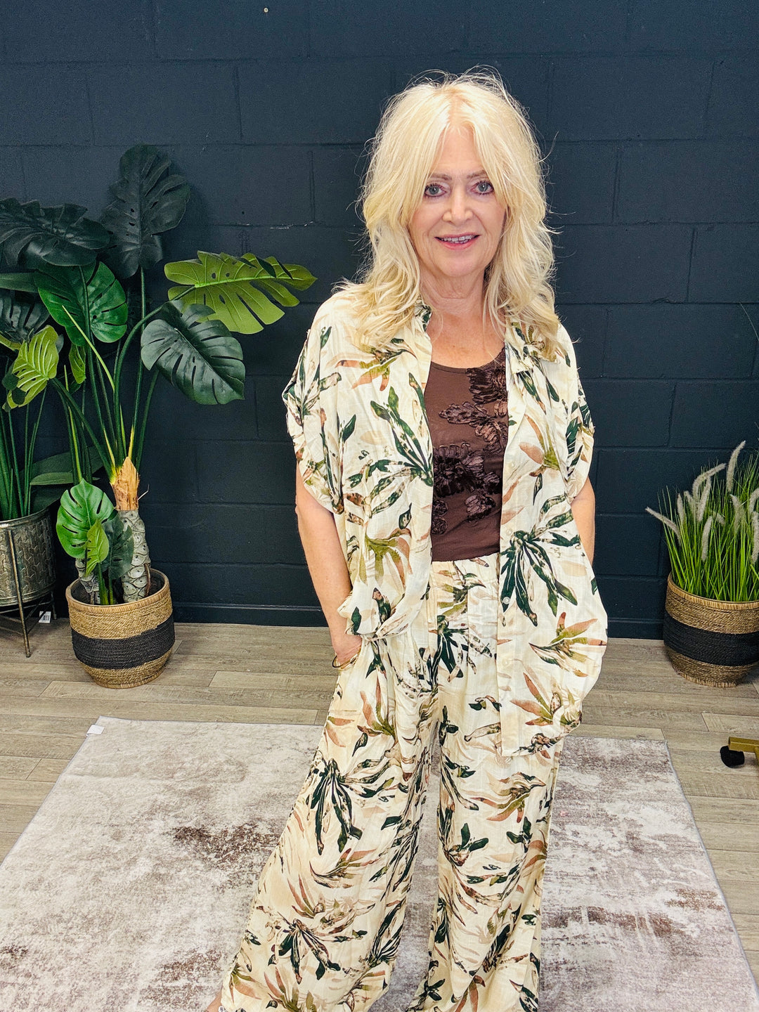 Tropical Print Shirt