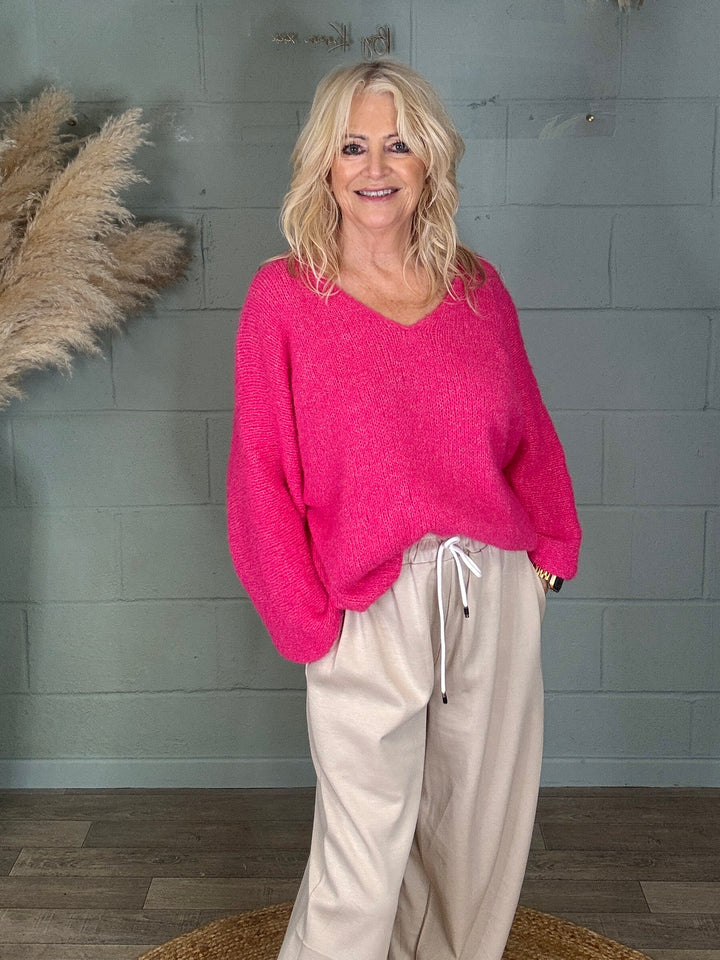 Willow Whisper Jumper Fuchsia