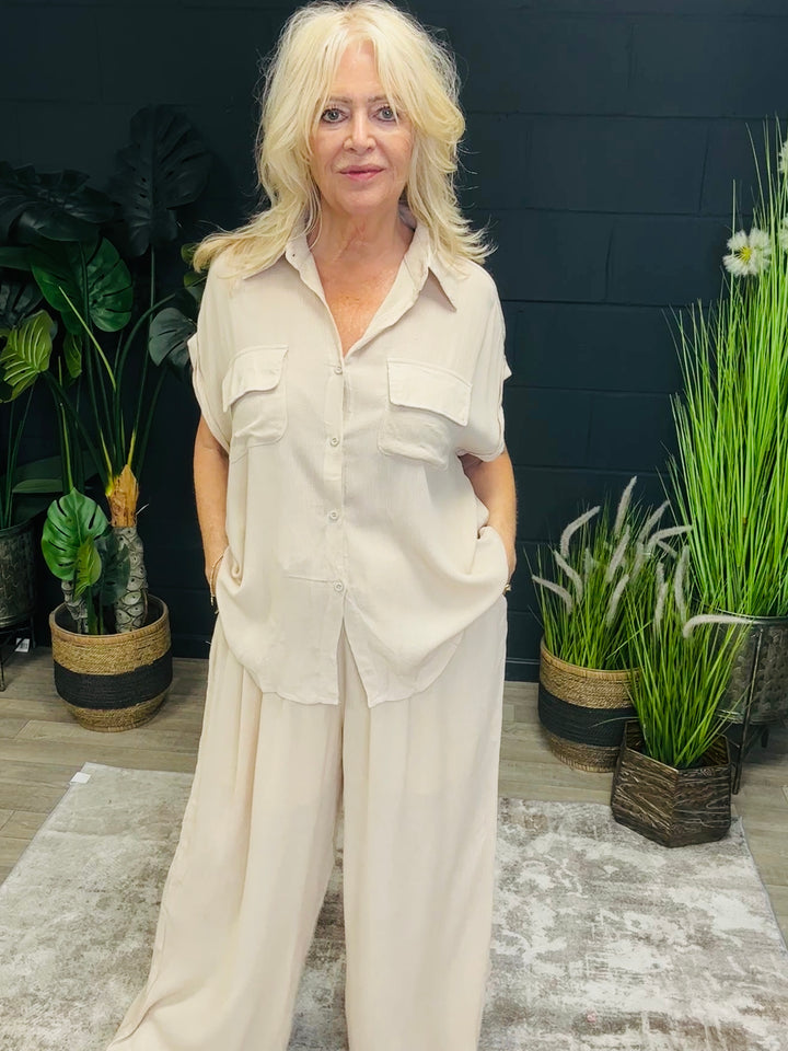 Savanna cotton Co-ord Cream