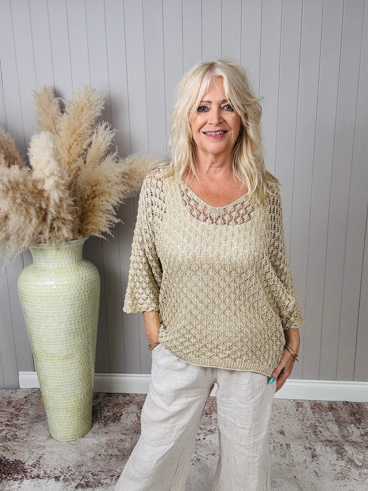 Layner Gold Knit Jumper