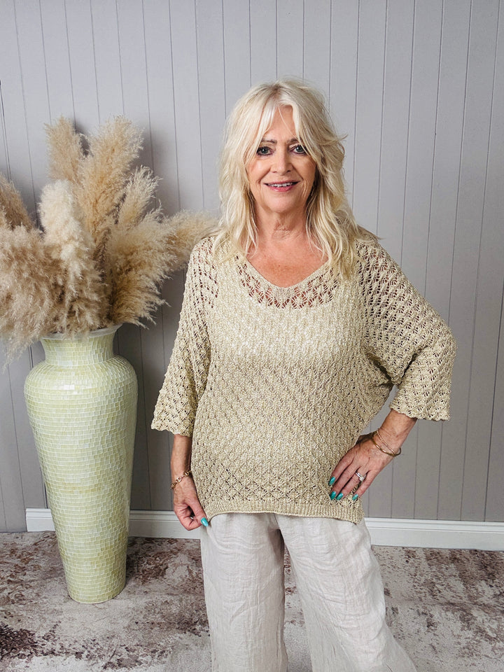 Layner Gold Knit Jumper