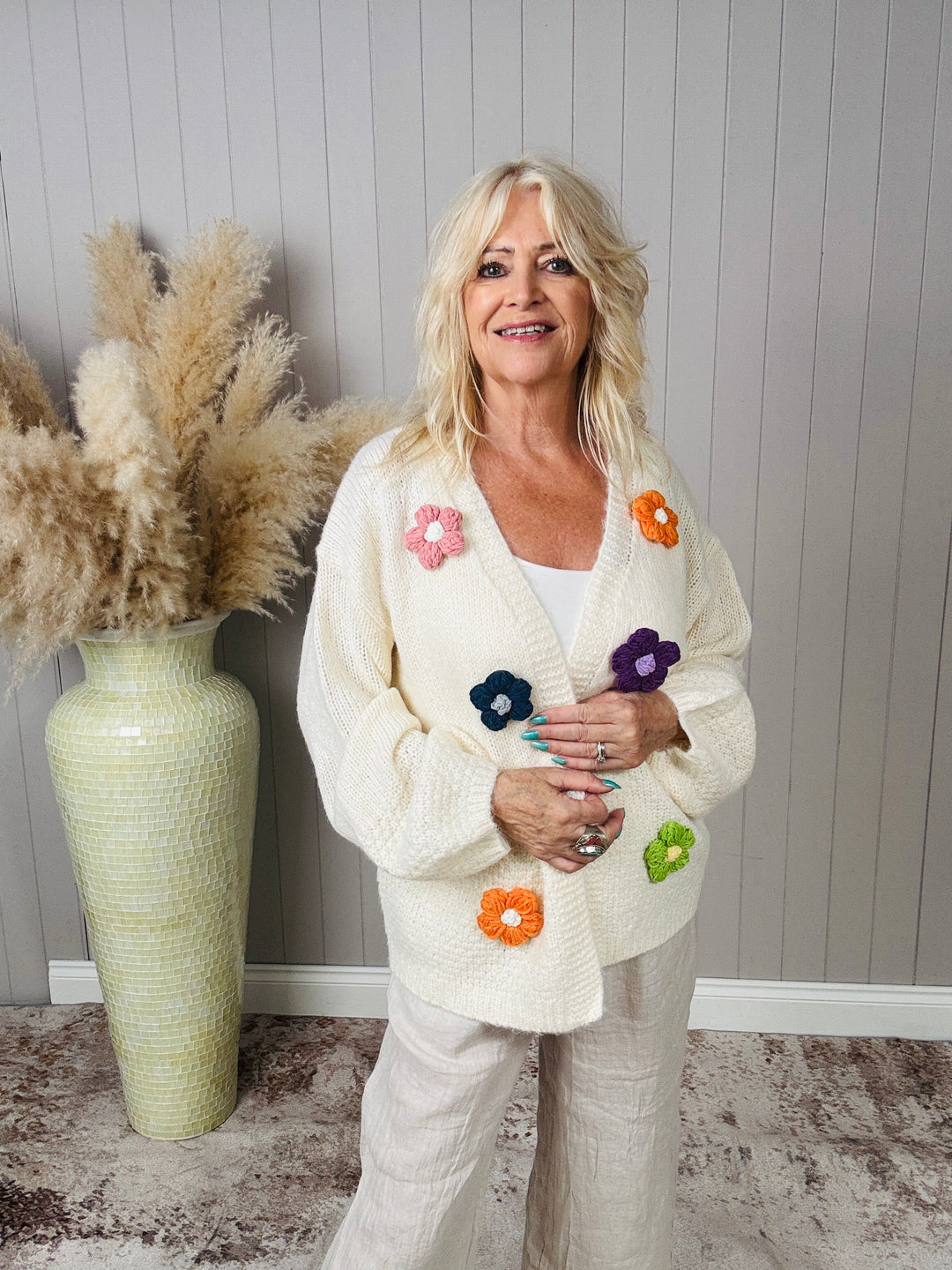 Florence Flower Cardigan