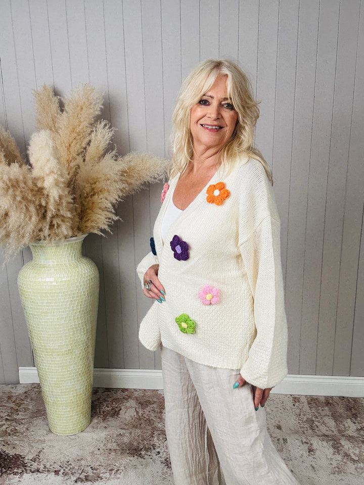 Florence Flower Cardigan