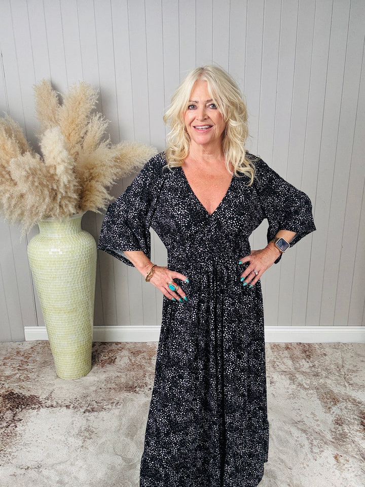 Dana Speckle Maxi Dress