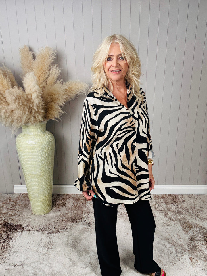 Zebra Print Shirt