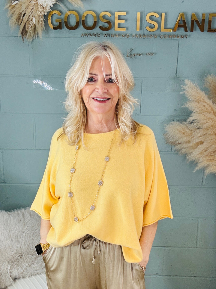 Anabelle Slouchy Top Buttercup