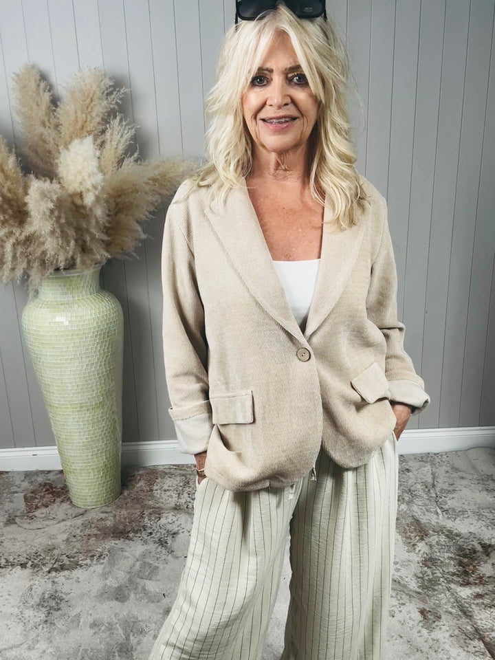 Brielle Blazer Cream
