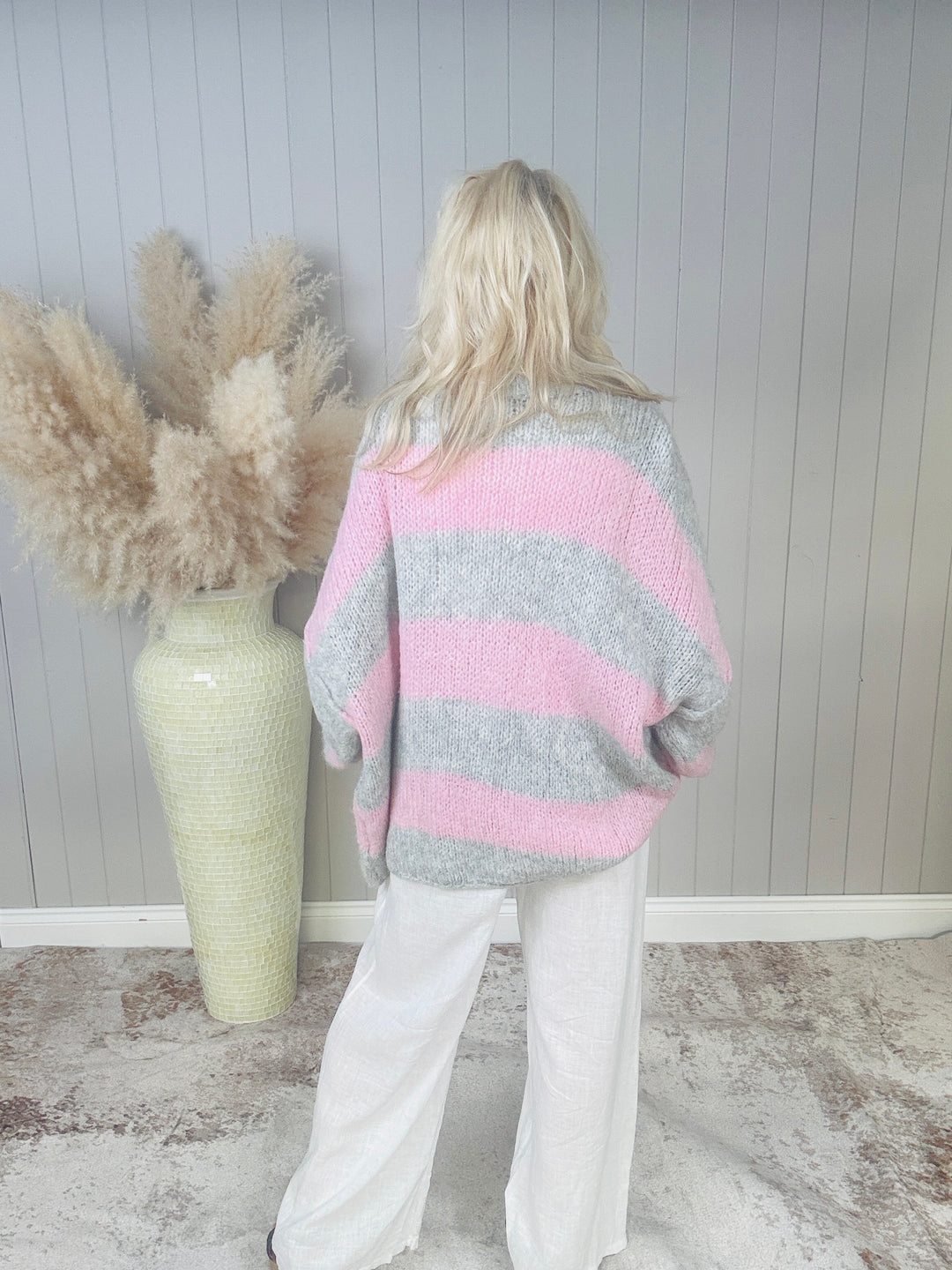 Pink Striped Snug Jada Jumper