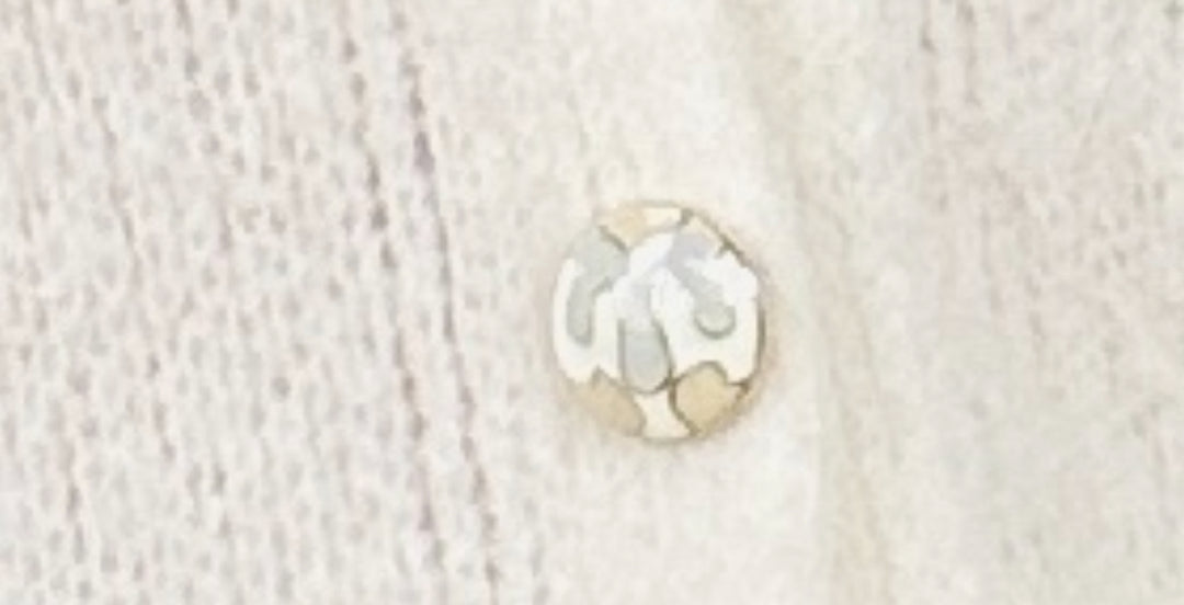Bella Bow Sleeveless Cardigan Cream