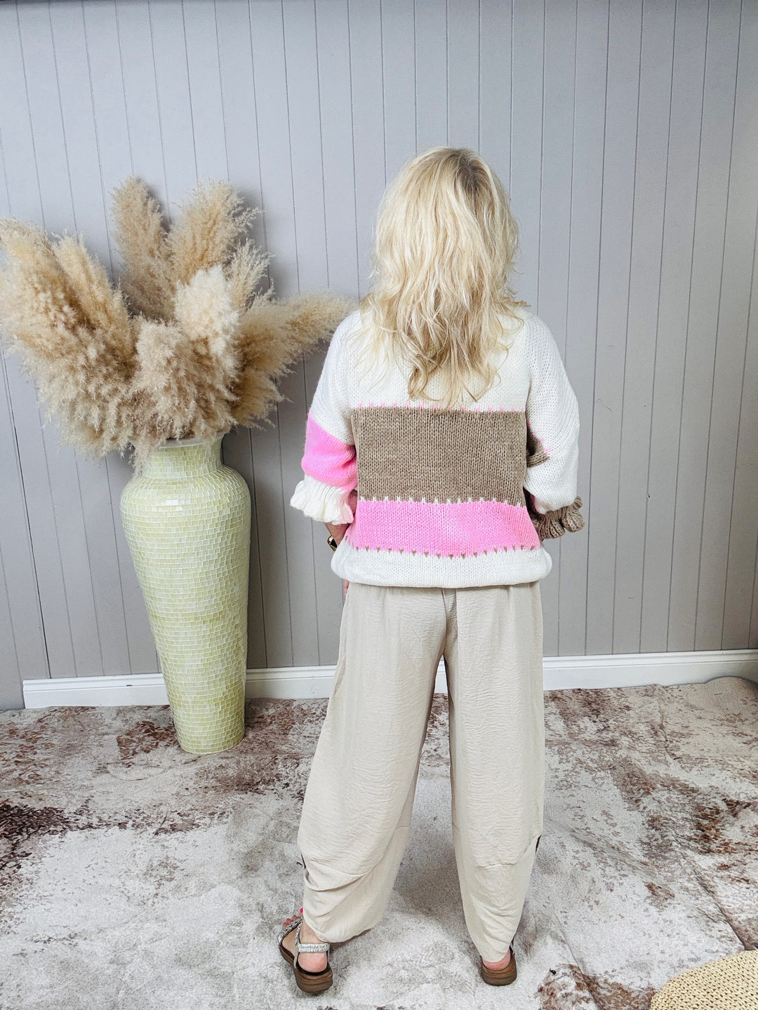 Mable Jumper Pink/Mocha