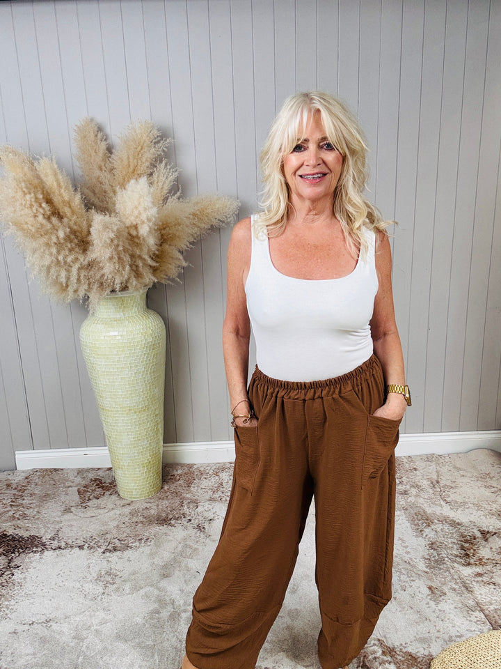 Tahlia Tulip Trousers Camel
