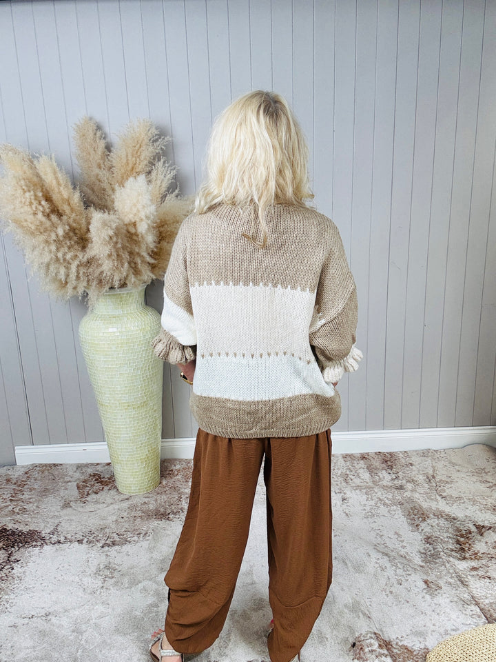 Mable Jumper Cream/Mocha