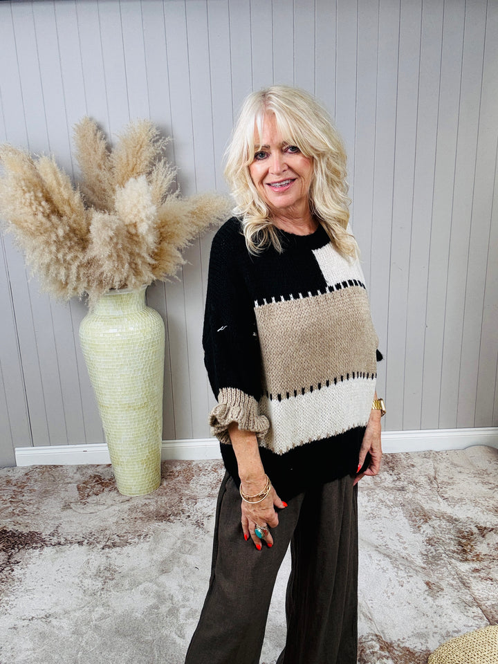 Mable Jumper Black/Mocha