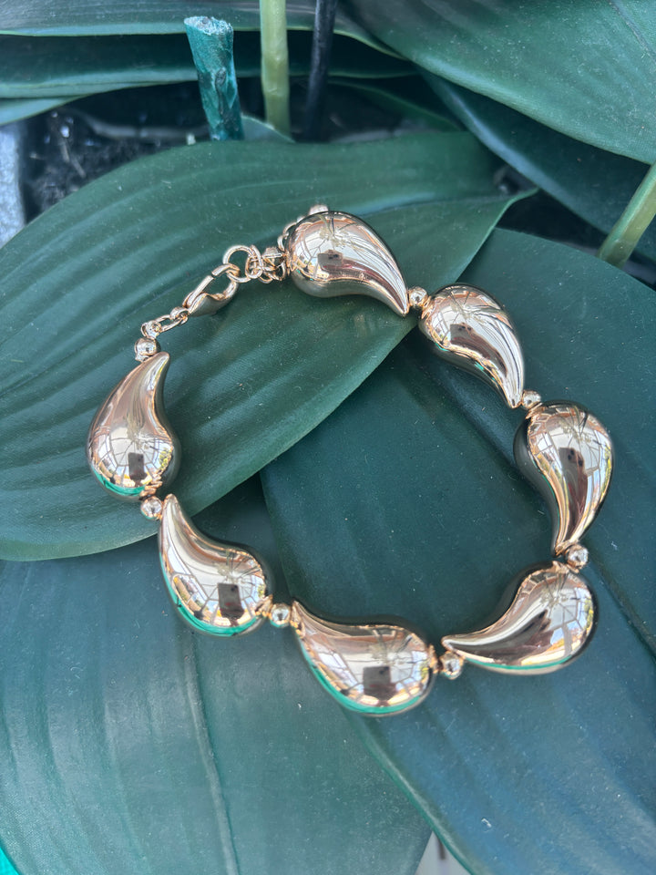 Tara Teardrop Bracelet Gold