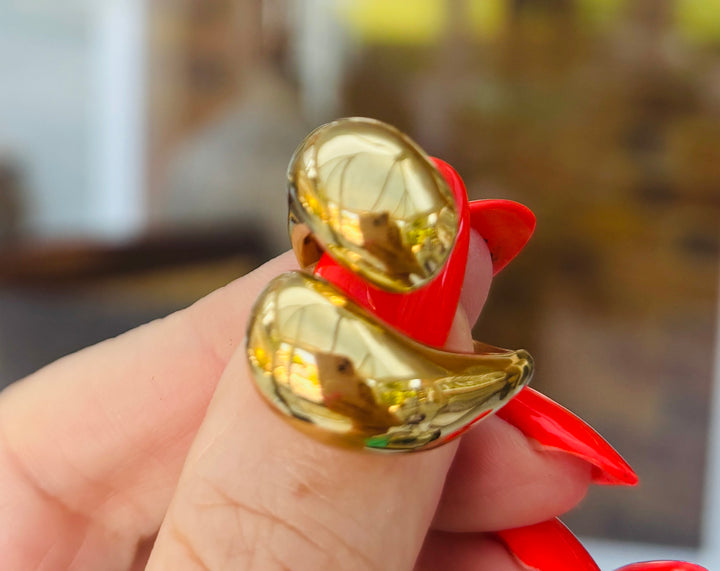 Tara Teardrop Ring Gold