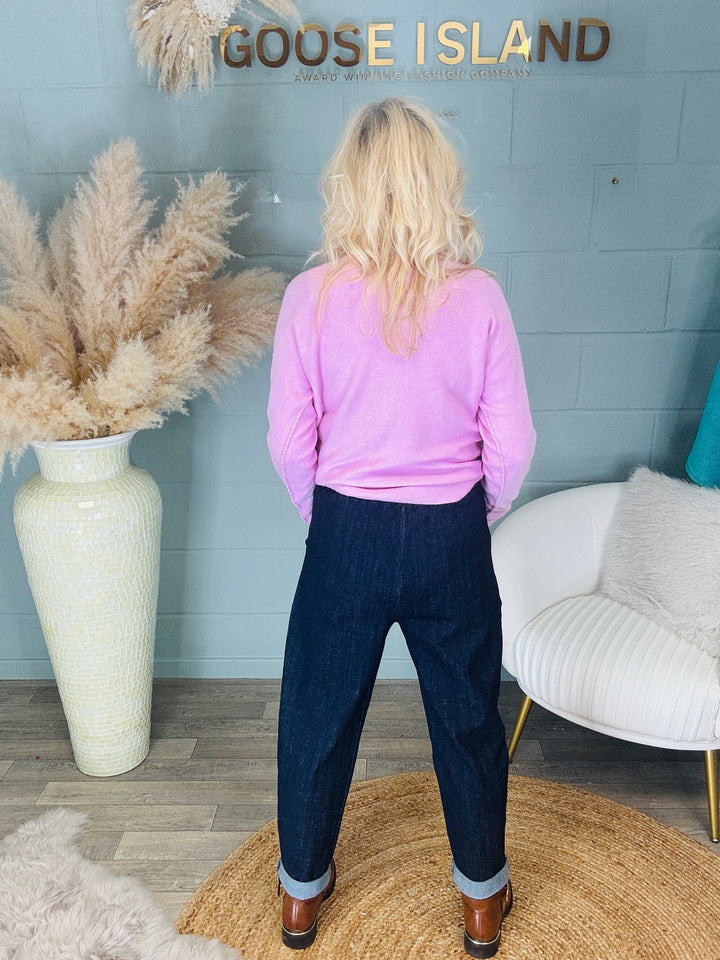 Mirelda Belted Jeans Indigo