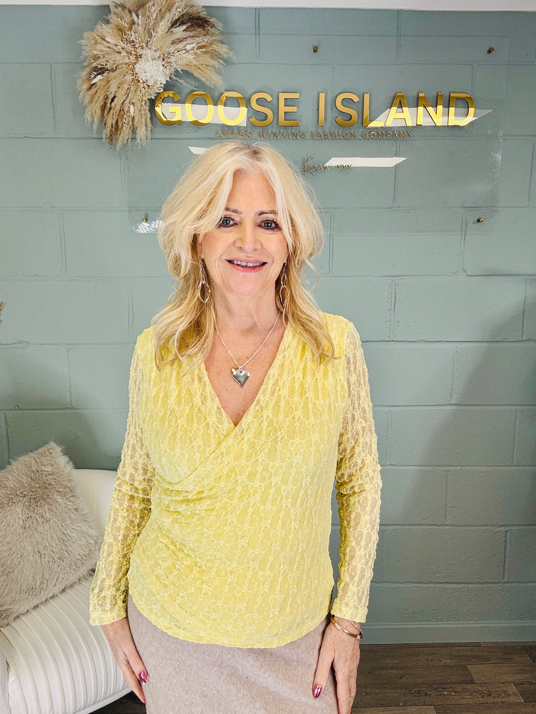 Silvana Cross Body Top Buttermilk