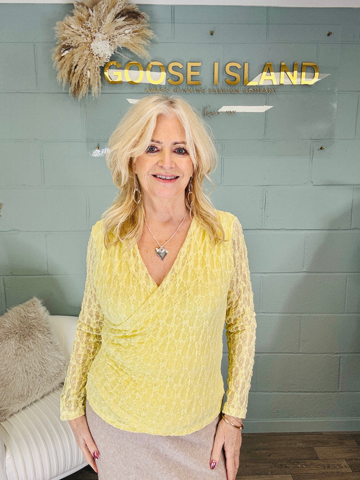 Silvana Cross Body Top Buttermilk