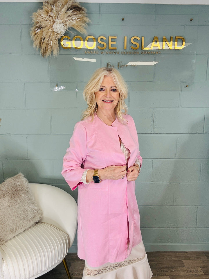 Ivara Suedette Jacket Pink