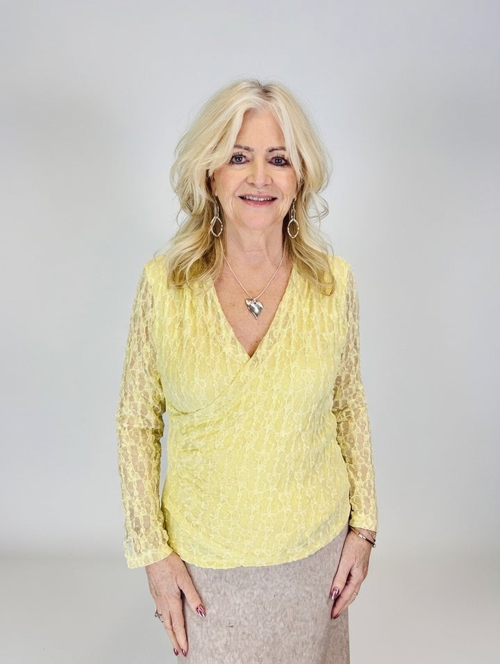 Silvana Cross Body Top Buttermilk