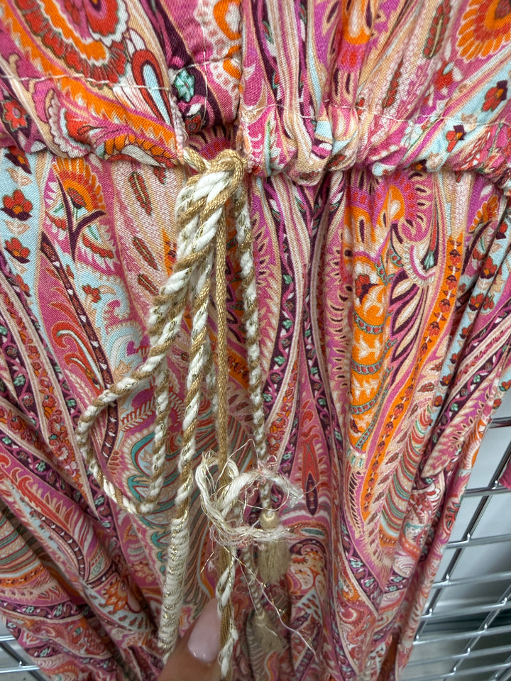 Alessia Paisley Tassel Midi Dress SECONDS