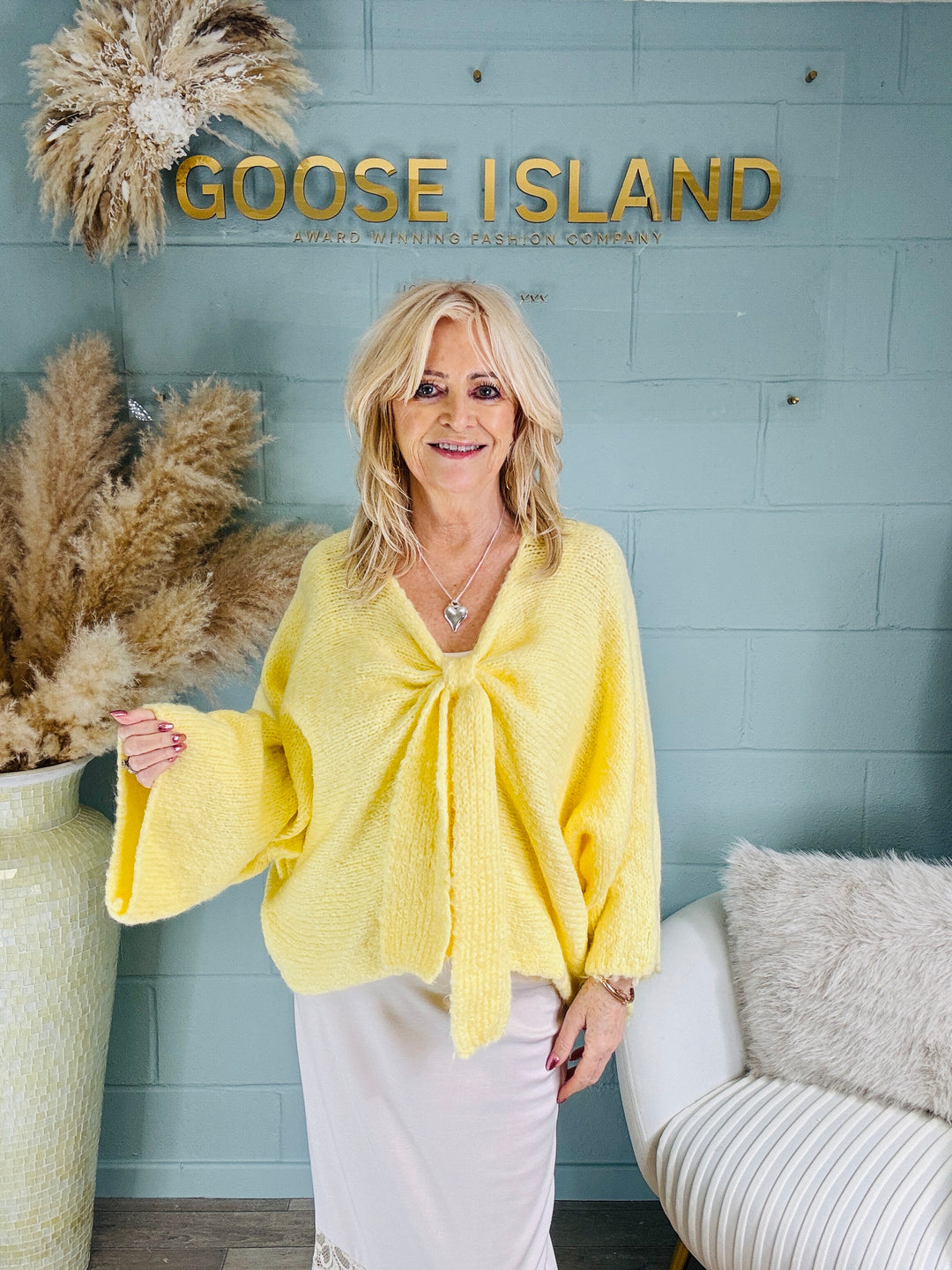 Bella Bow Jumper Buttercup