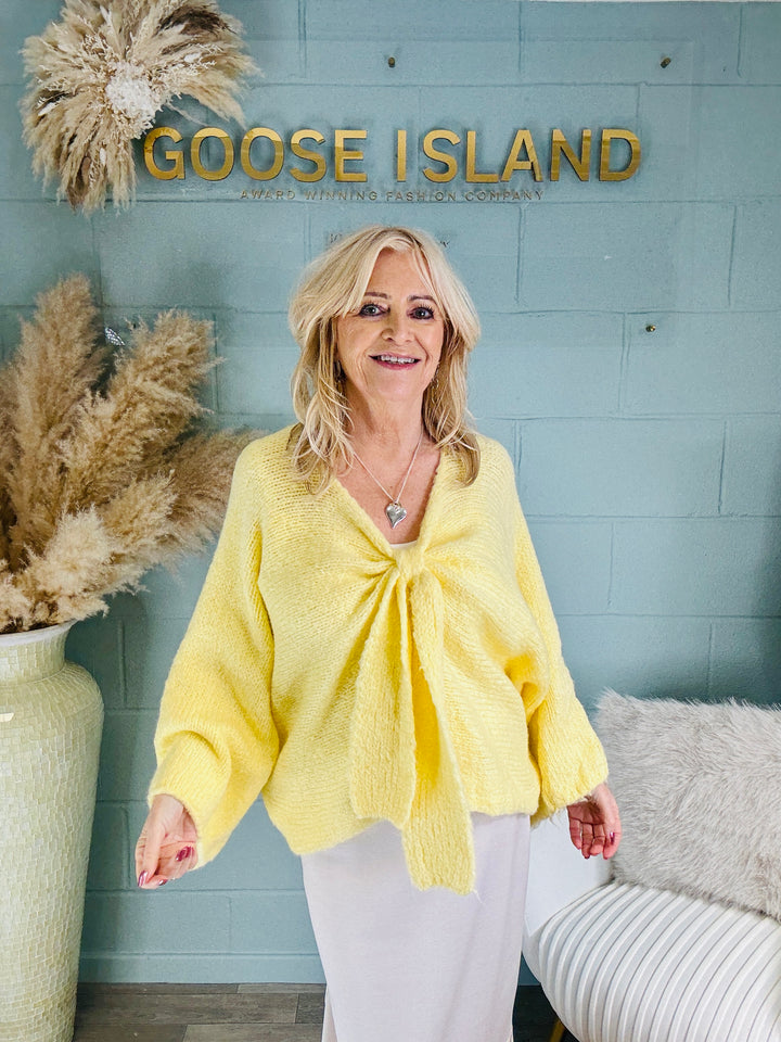 Bella Bow Jumper Buttercup