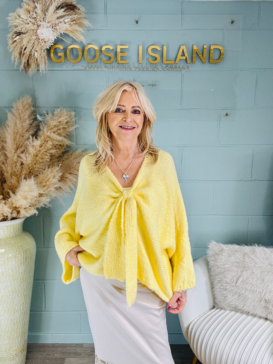 Bella Bow Jumper Buttercup