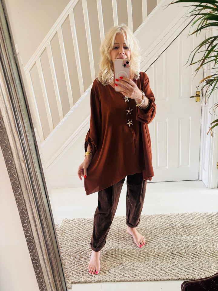 Triple Starfish Top Rust