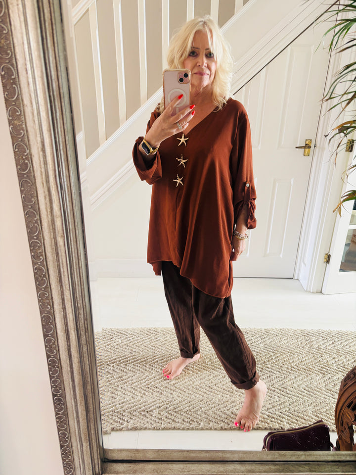 Triple Starfish Top Rust