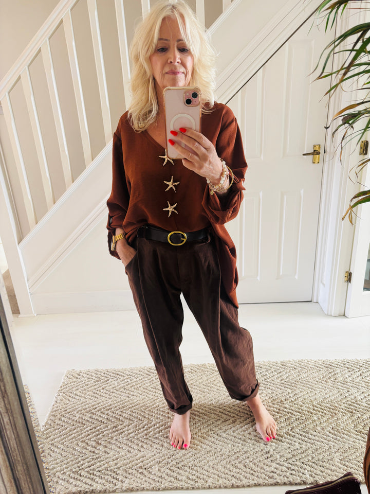 Triple Starfish Top Rust