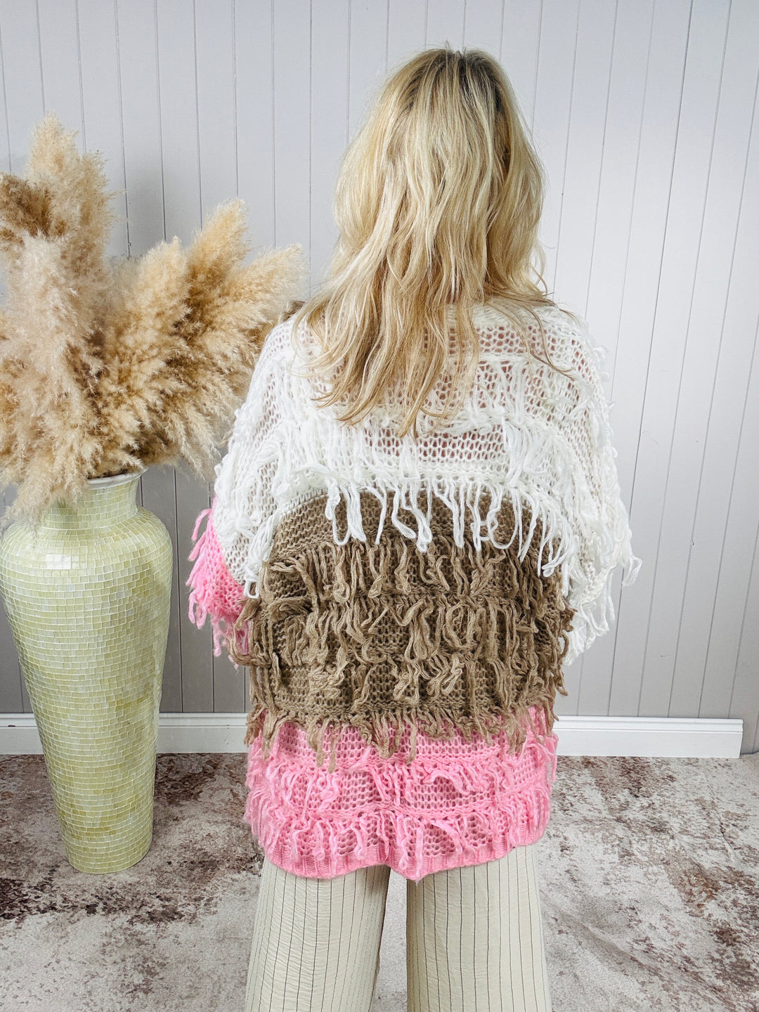 Lottie Loop Cardigan Pink
