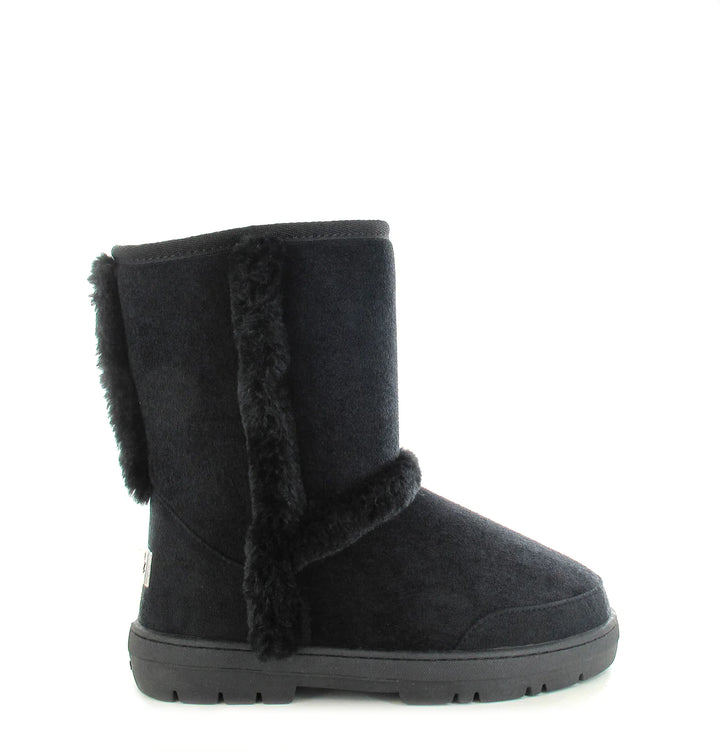 Geri Fur Lined Boots Black