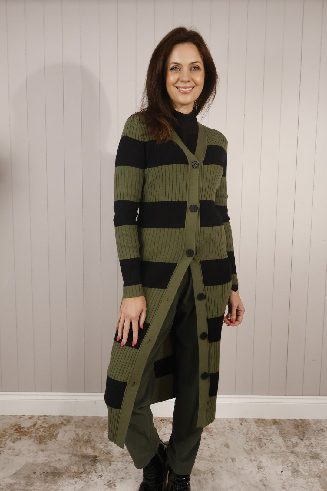 Sabrina Jumper Dress Khaki
