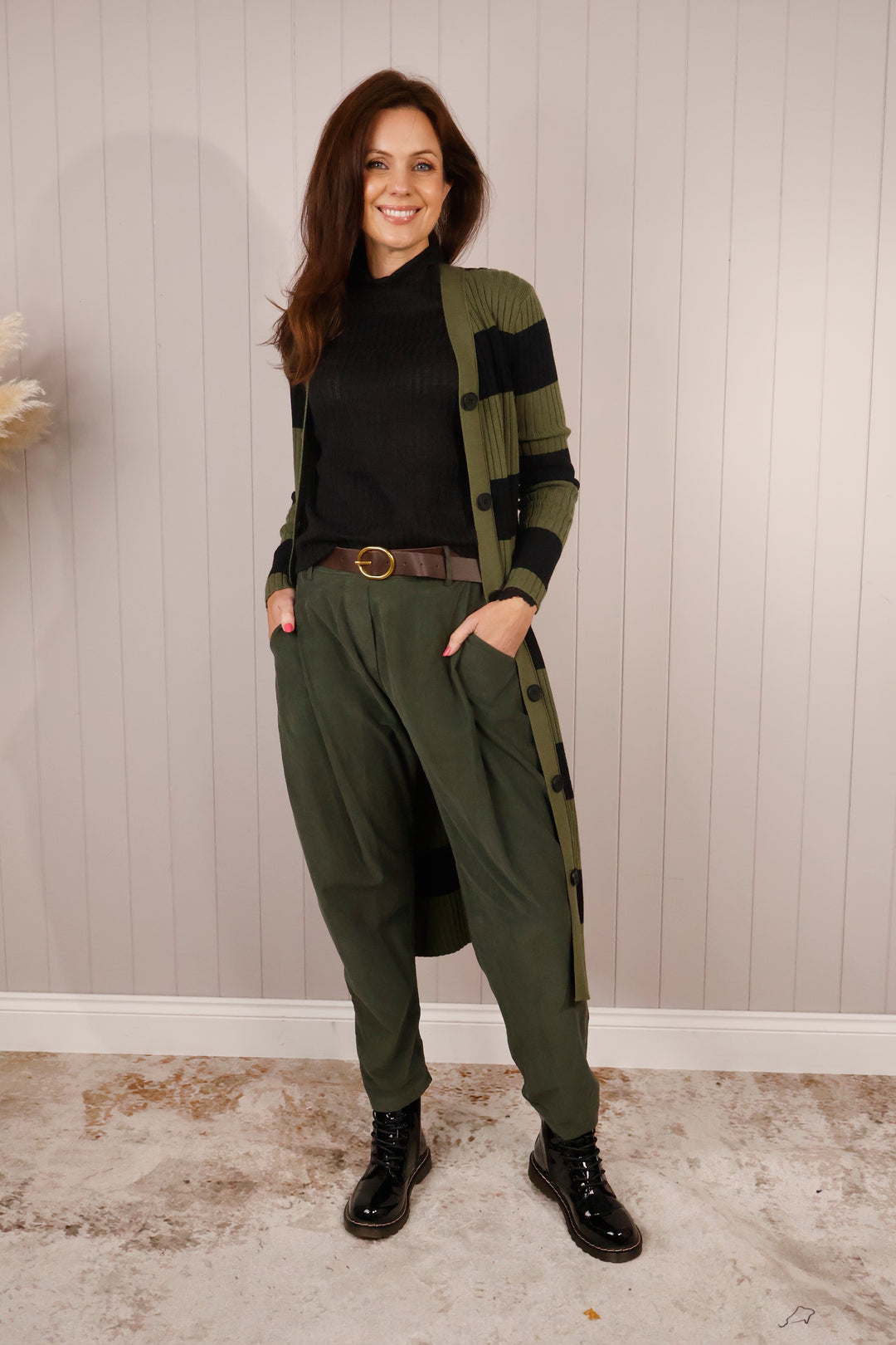 Sabrina Jumper Dress Khaki