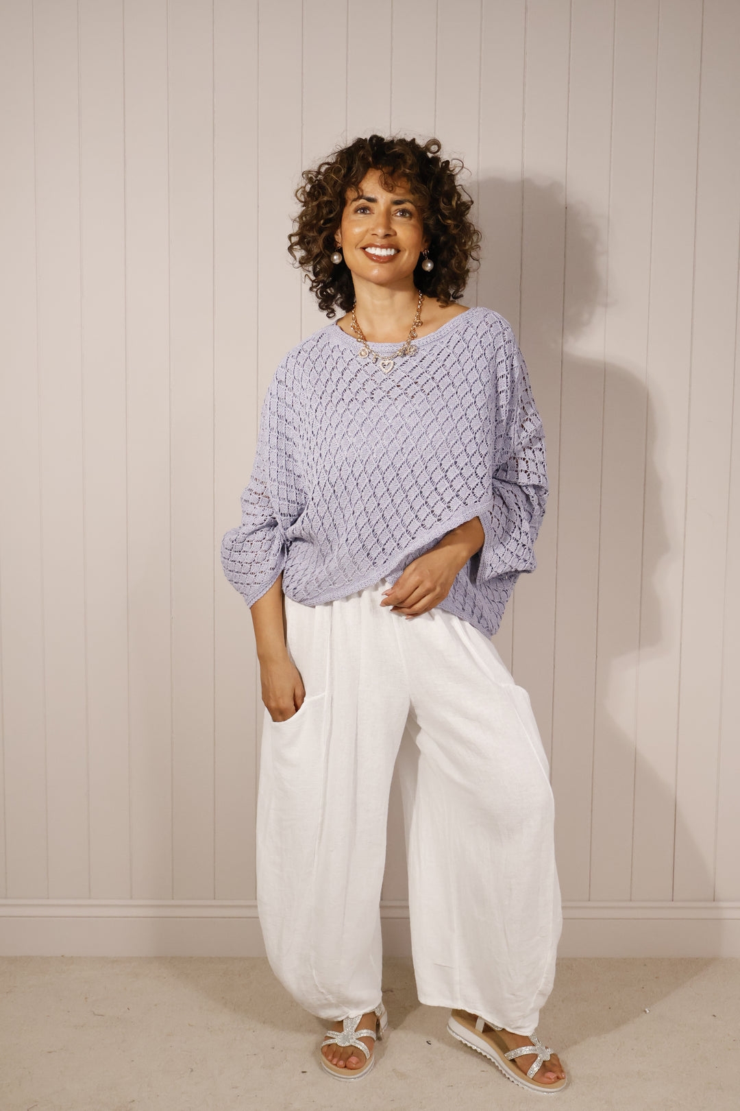 Valina Cross Layering Top Lilac