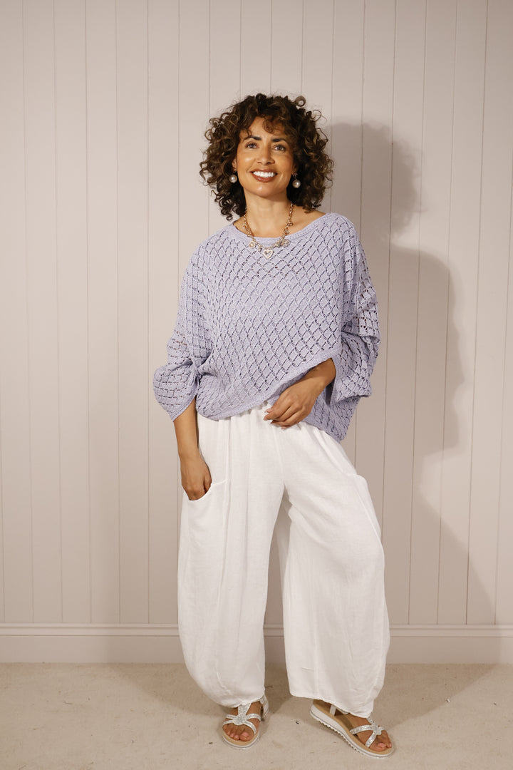 Valina Cross Layering Top Lilac