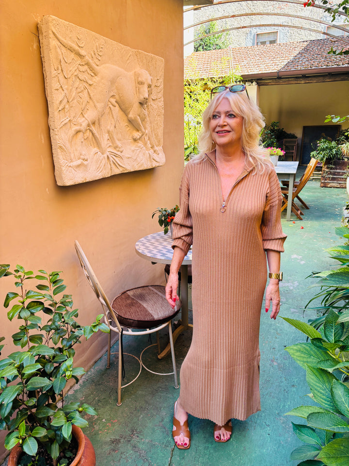 Sienna Rib Knit Maxi Dress