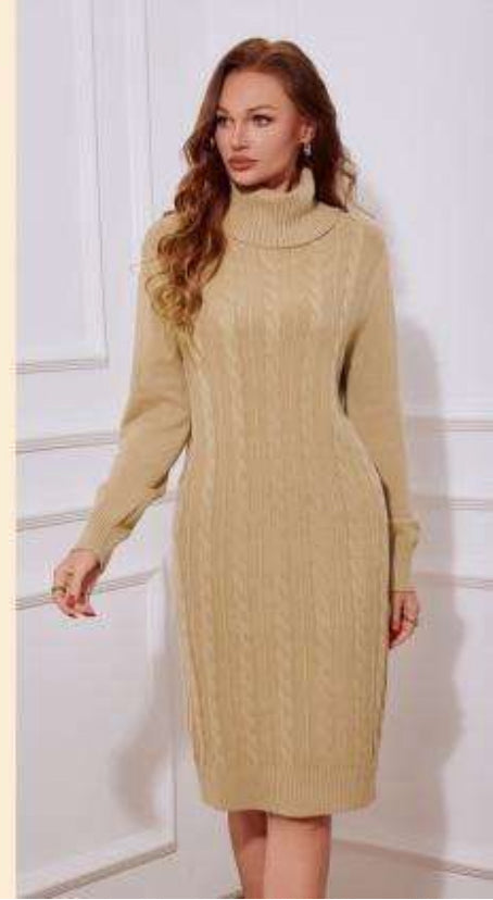 Gianna Cable Knit Jumper Dress PREORDER
