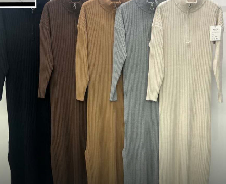 Sienna Rib Knit Maxi Dress