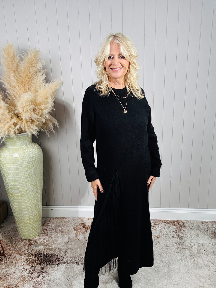 Ada Two Piece Dress Set Black