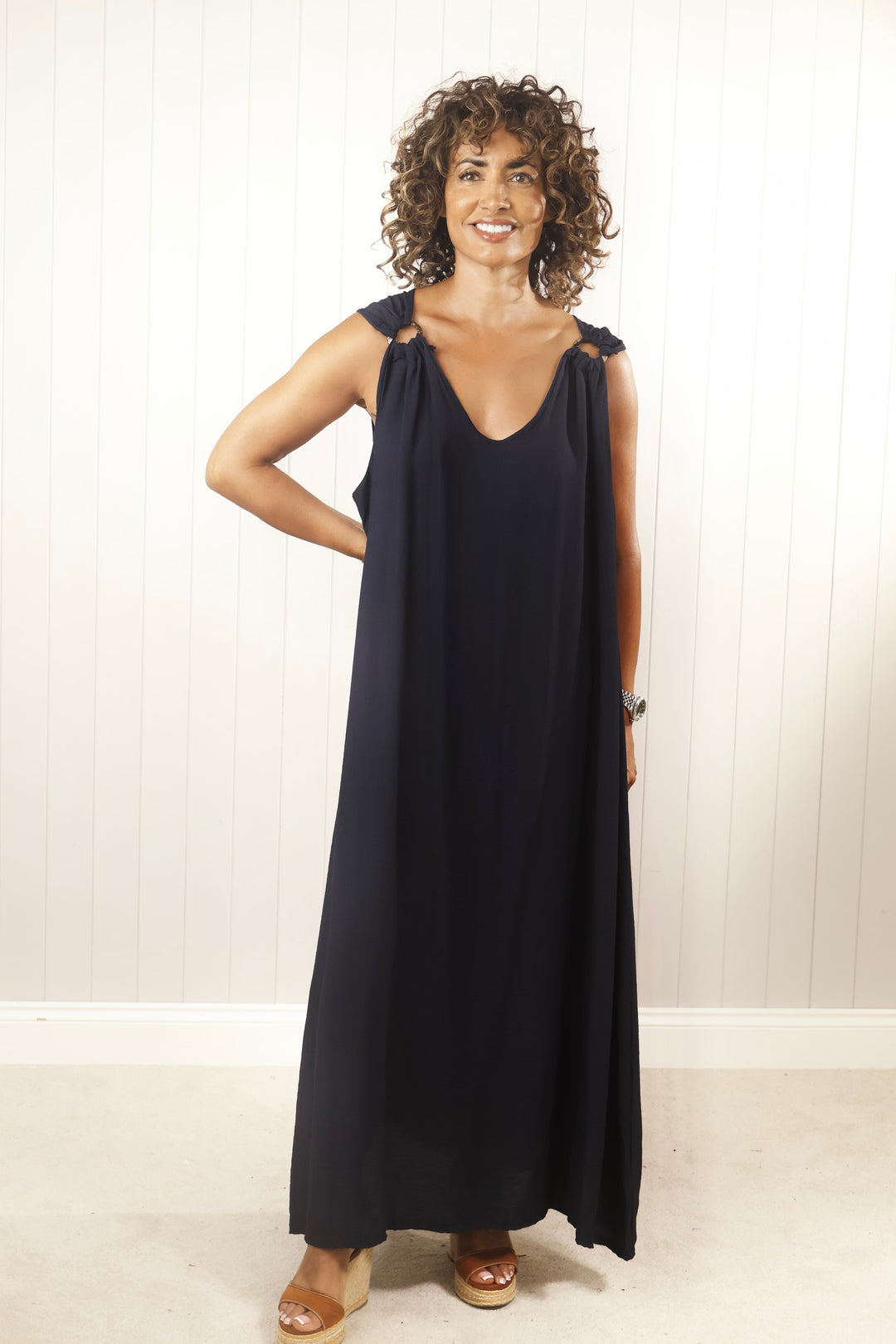 Bailey Loop Dress Navy