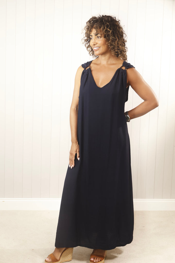 Bailey Loop Dress Navy