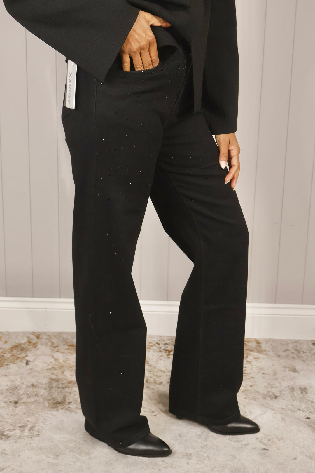 Seville Sparkle Black Jean