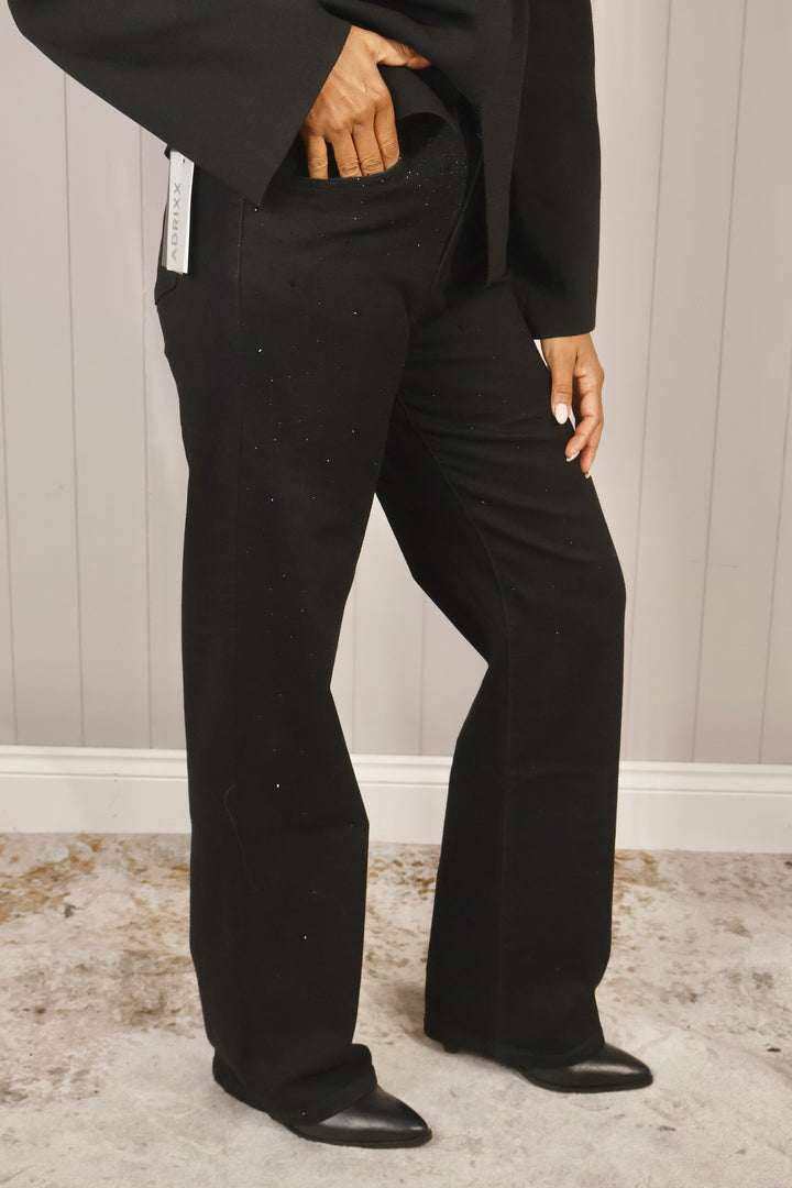 Seville Sparkle Black Jean