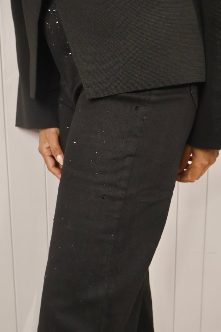 Seville Sparkle Black Jean